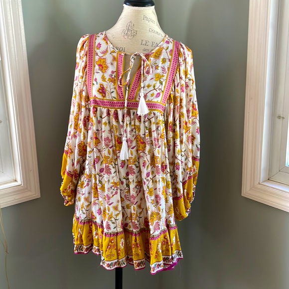Rachel Zoe floral tunic dress NWOT size M - Picture 1 of 11